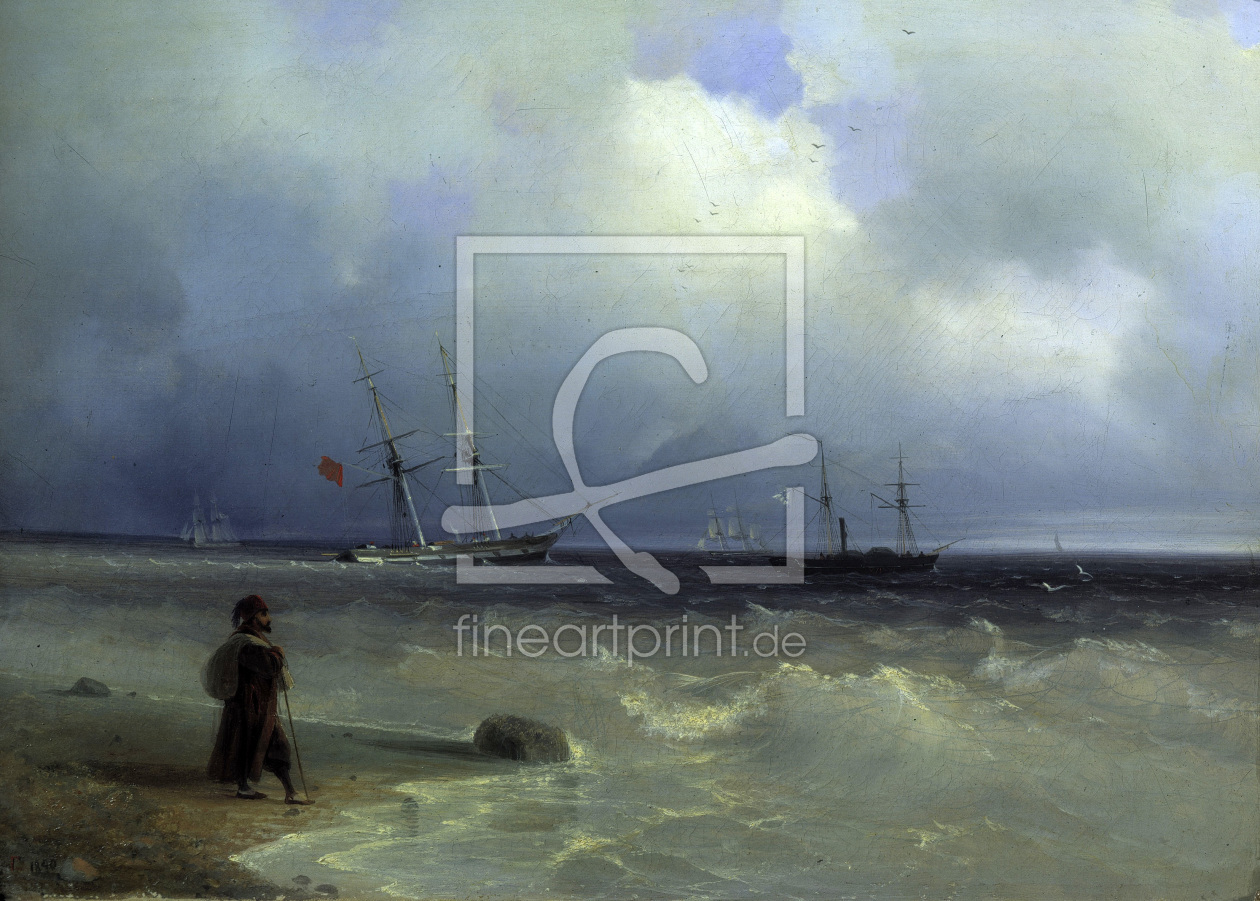 Bild-Nr.: 30008627 Aivasovski / Ocean coastline / 1840 erstellt von Aiwasowski, Iwan Konstantinowitsch