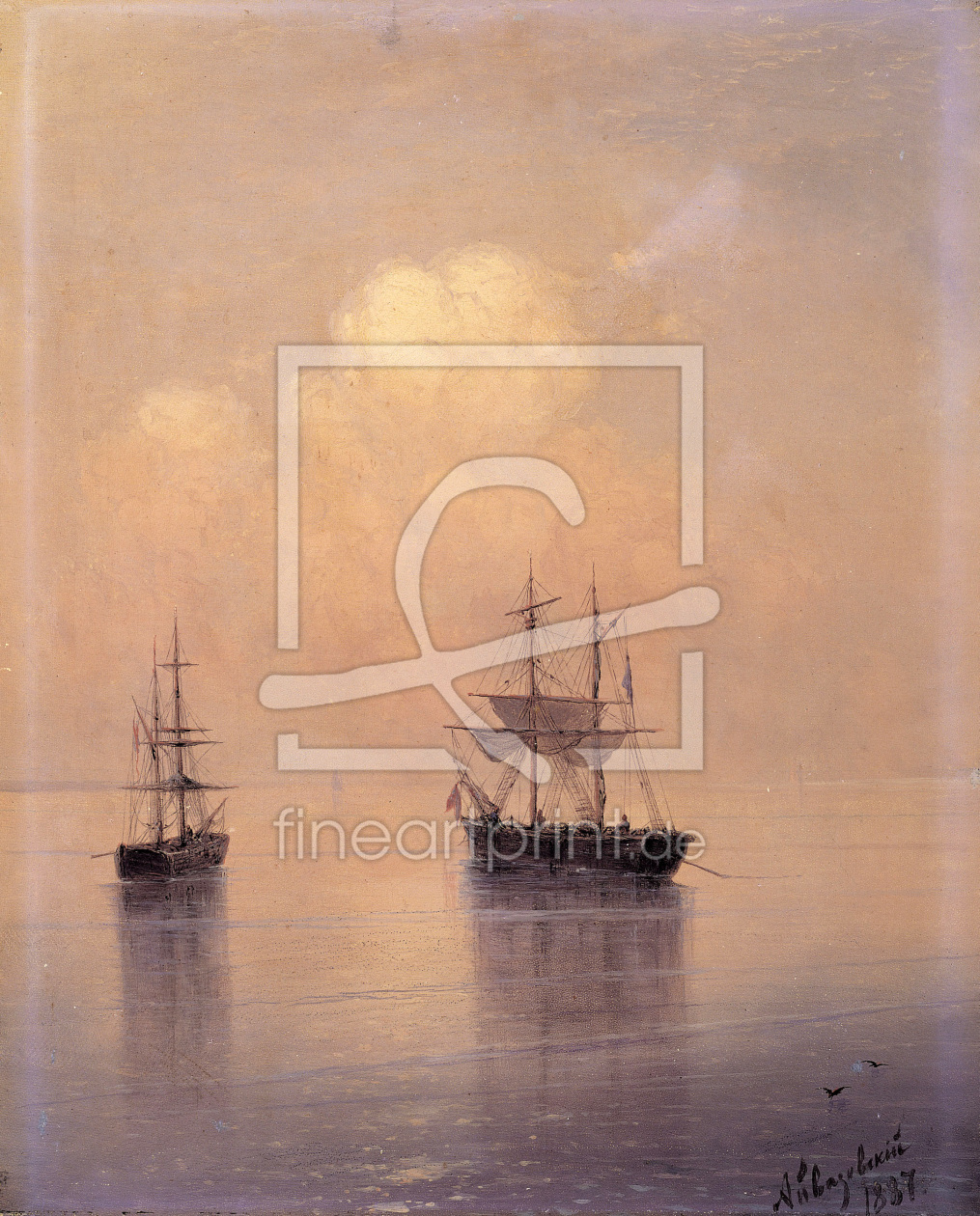 Bild-Nr.: 30008633 Aivasovski / Sailing boats at sea erstellt von Aiwasowski, Iwan Konstantinowitsch