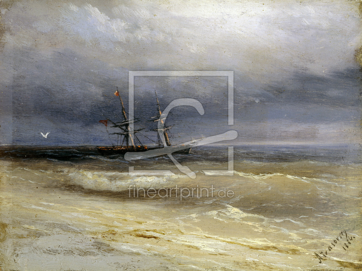 Bild-Nr.: 30008657 I.K.Aivasovsky / Ship out at Sea / 1884 erstellt von Aiwasowski, Iwan Konstantinowitsch
