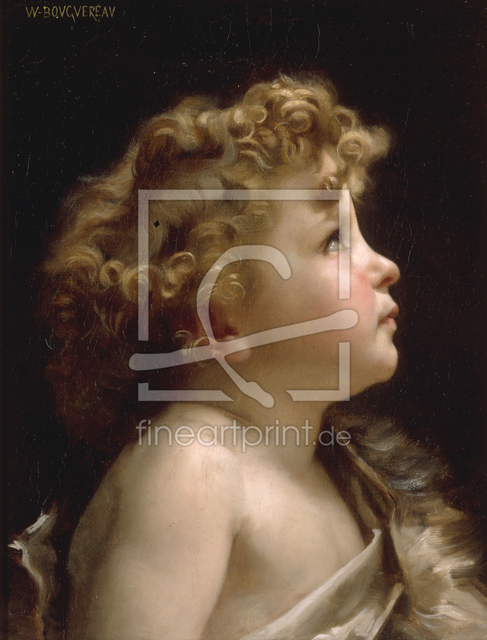Bild-Nr.: 30008715 W,Bouguereau, Young John the Baptist. erstellt von Bouguereau, William Adolphe