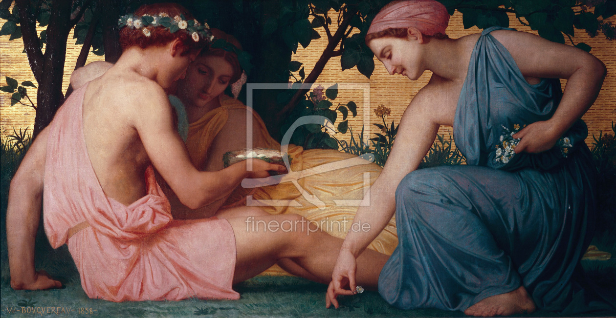 Bild-Nr.: 30008717 Bouguereau, Spring / 1858 erstellt von Bouguereau, William Adolphe
