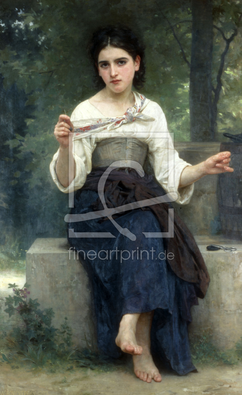 Bild-Nr.: 30008723 W.Bouguereau, RÃ©flexions, 1893. erstellt von Bouguereau, William Adolphe