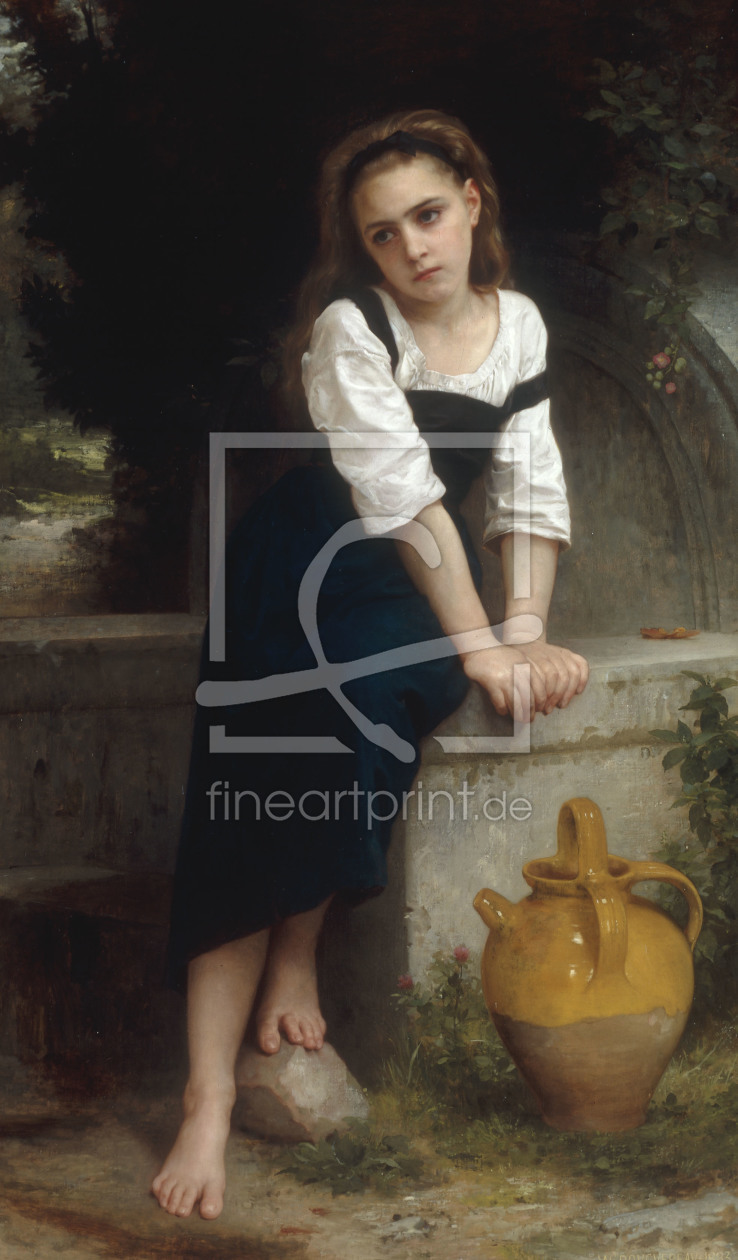 Bild-Nr.: 30008739 W.Bouguereau, Orphan by a Spring erstellt von Bouguereau, William Adolphe