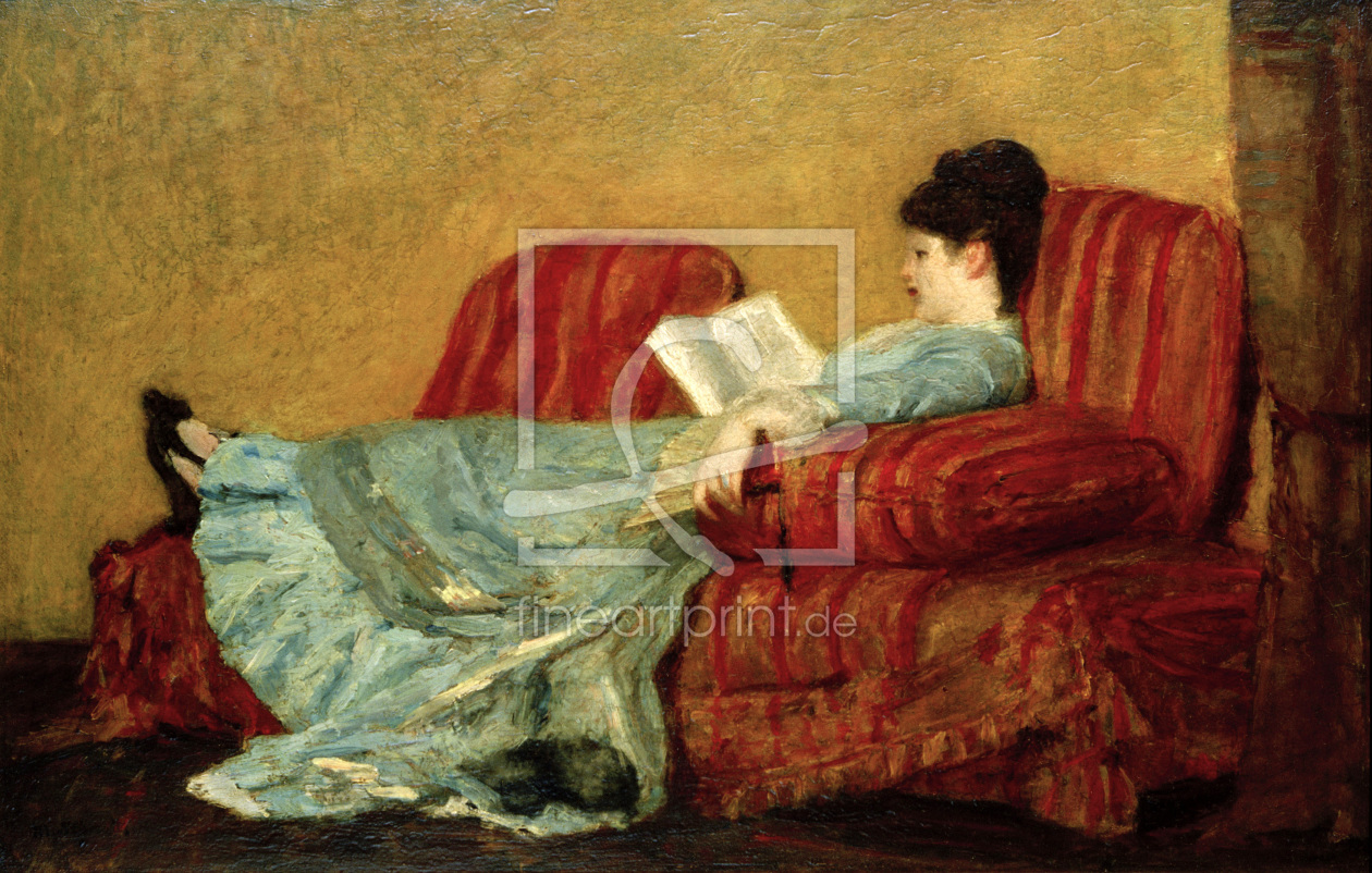 Bild-Nr.: 30008773 M.Cassatt, Young Lady, reading. erstellt von Cassatt, Mary