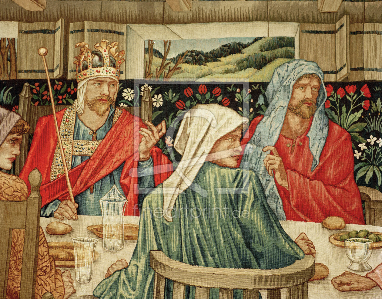Bild-Nr.: 30009236 King Arthur / Round Table / Burne-Jones erstellt von Burne-Jones, Edward