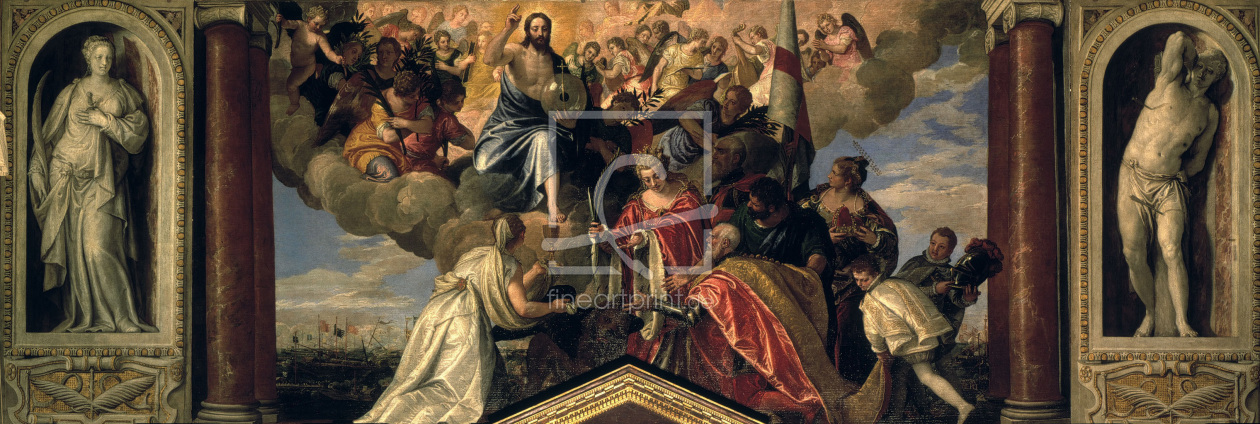 Bild-Nr.: 30009325 P.Veronese, Allegory, Battle of Lepanto erstellt von Veronese, Paolo