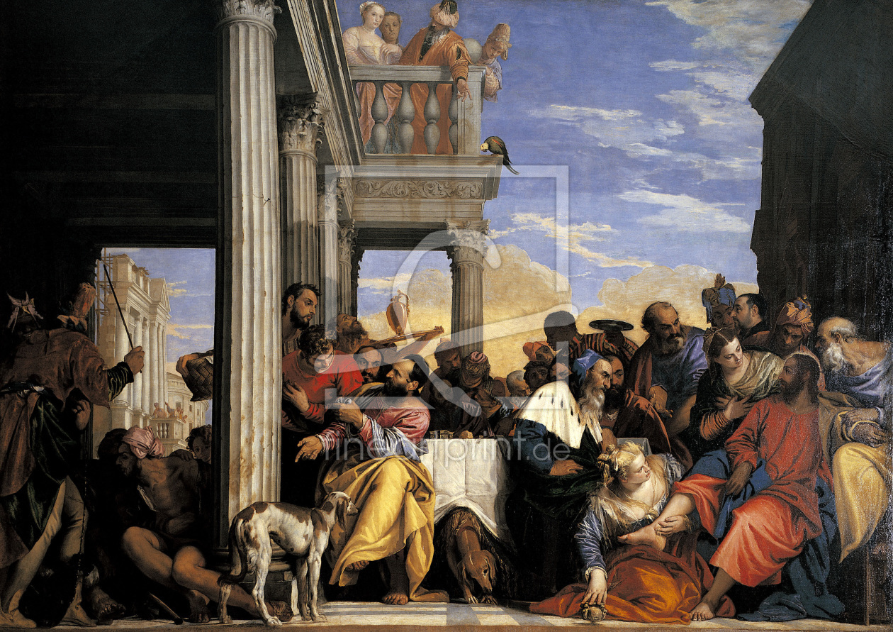 Bild-Nr.: 30009343 Veronese / Banquet at the House of Simon erstellt von Veronese, Paolo