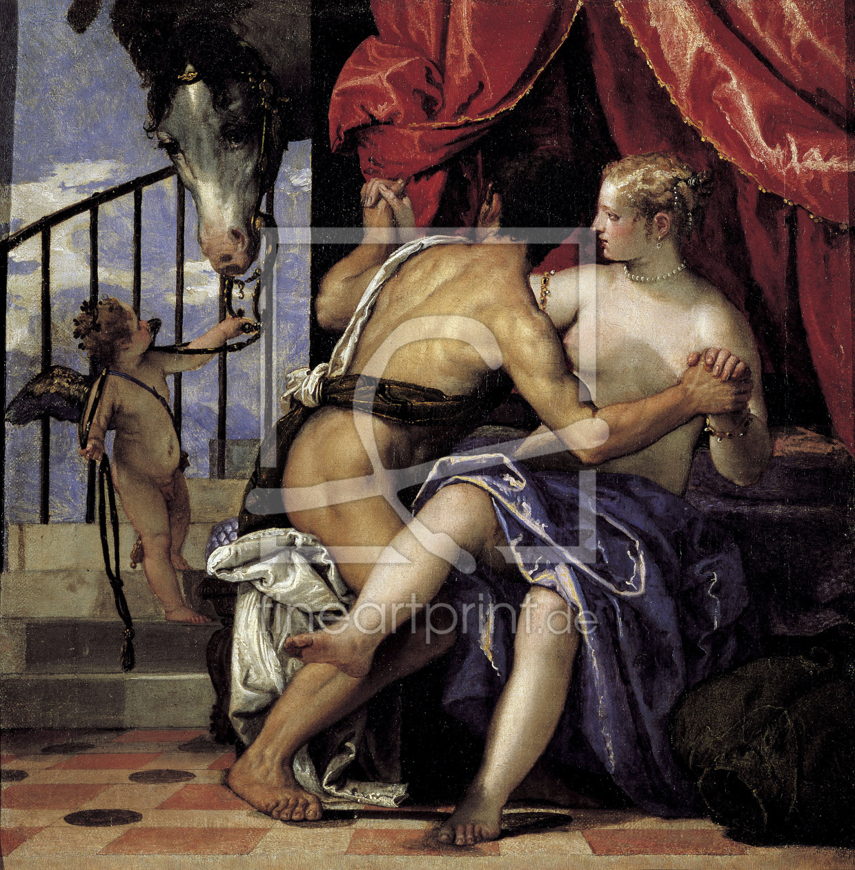 Bild-Nr.: 30009363 Veronese / Mars and Venus / c.1575 erstellt von Veronese, Paolo