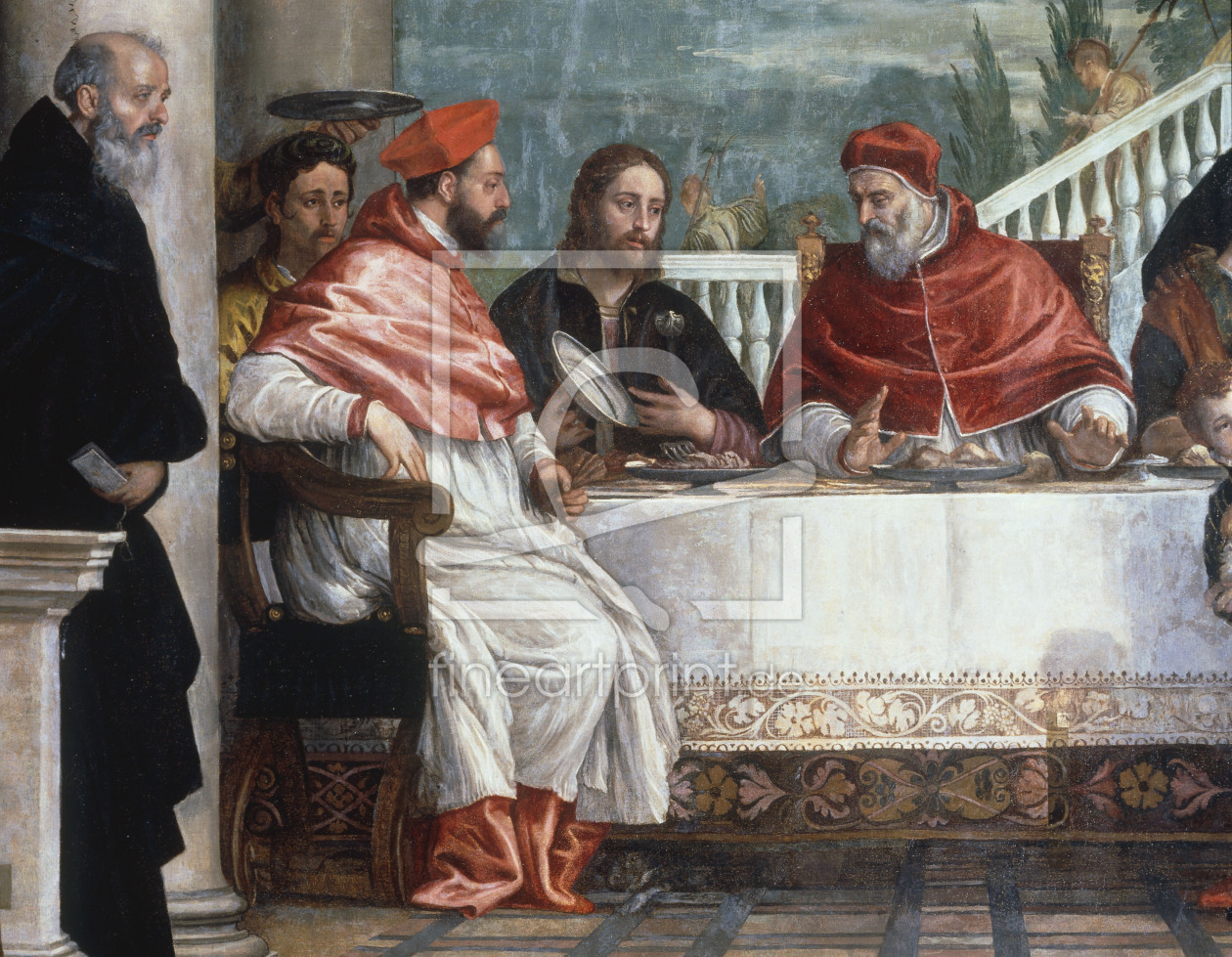 Bild-Nr.: 30009367 P.Veronese / Banquet of Gregory th.Great erstellt von Veronese, Paolo