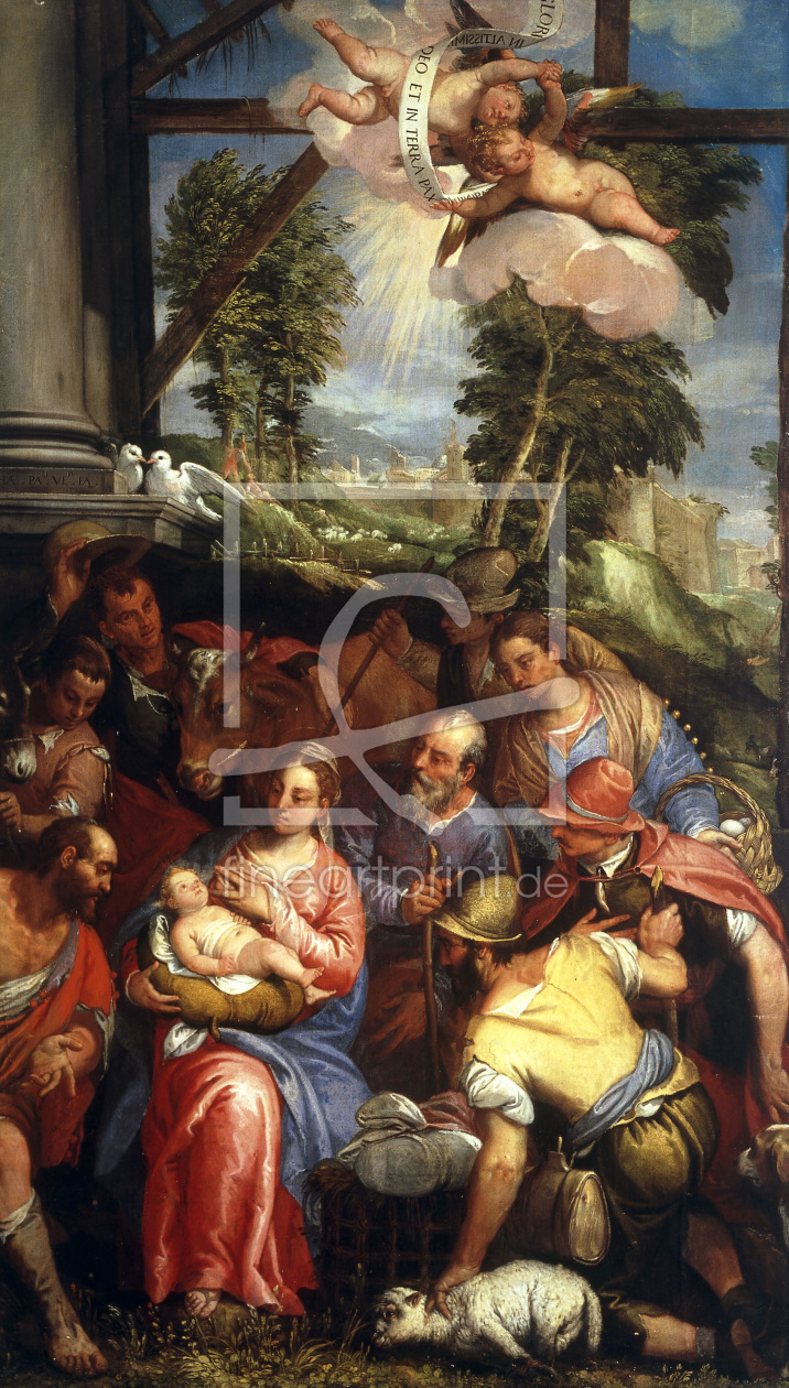 Bild-Nr.: 30009377 Veronese Family / Adoration of Shepherds erstellt von Veronese, Paolo