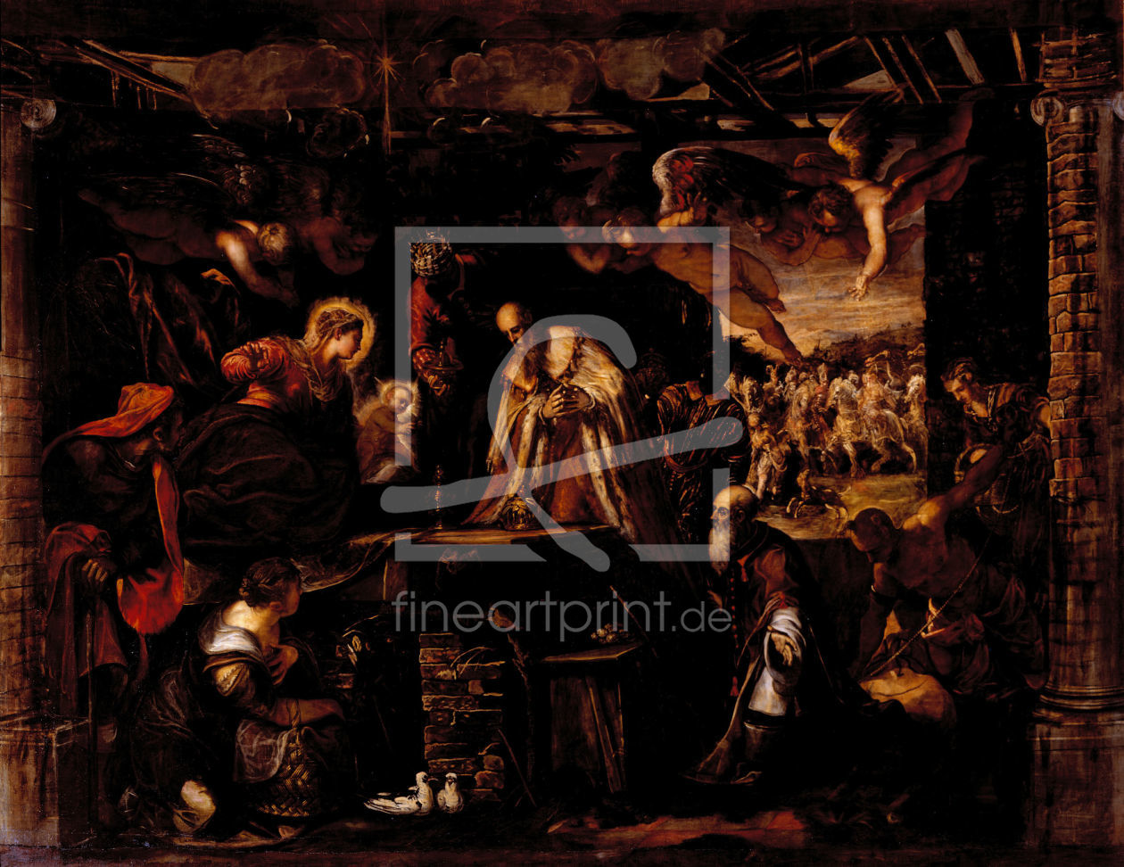 Bild-Nr.: 30009383 Tintoretto, Adoration of Kings erstellt von Tintoretto, Jacopo