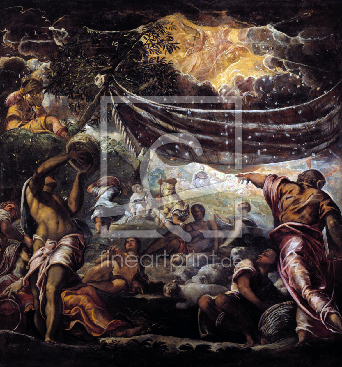 Bild-Nr.: 30009413 Tintoretto / The Manna Harvest erstellt von Tintoretto, Jacopo