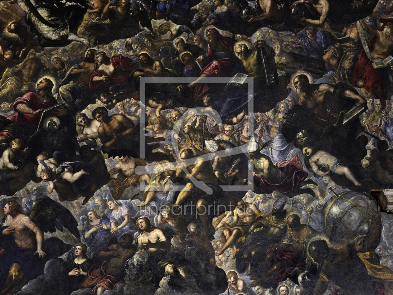 Bild-Nr.: 30009449 Tintoretto, Paradies, Ausschnitt erstellt von Tintoretto, Jacopo
