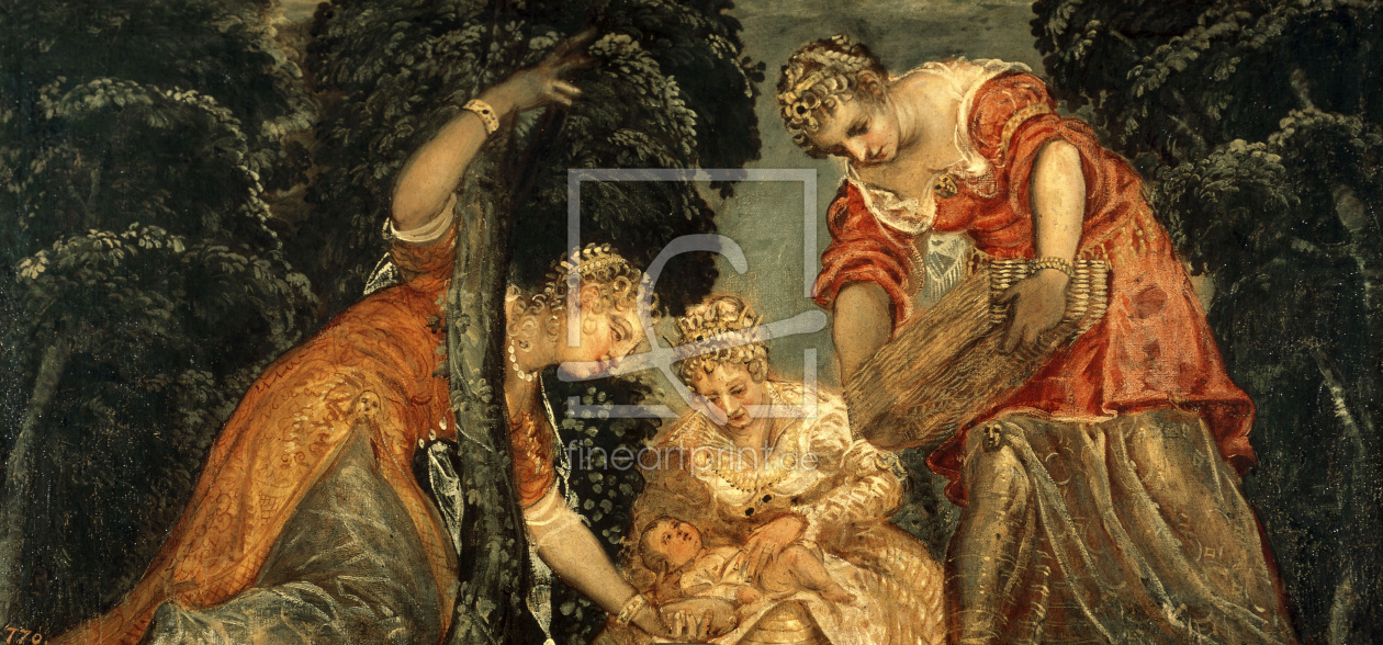 Bild-Nr.: 30009463 Tintoretto / Finding of Moses erstellt von Tintoretto, Jacopo