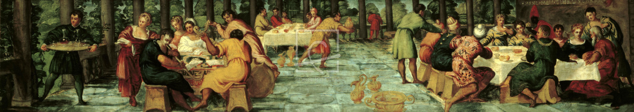 Bild-Nr.: 30009479 Tintoretto / Belshazzar's Feast erstellt von Tintoretto, Jacopo