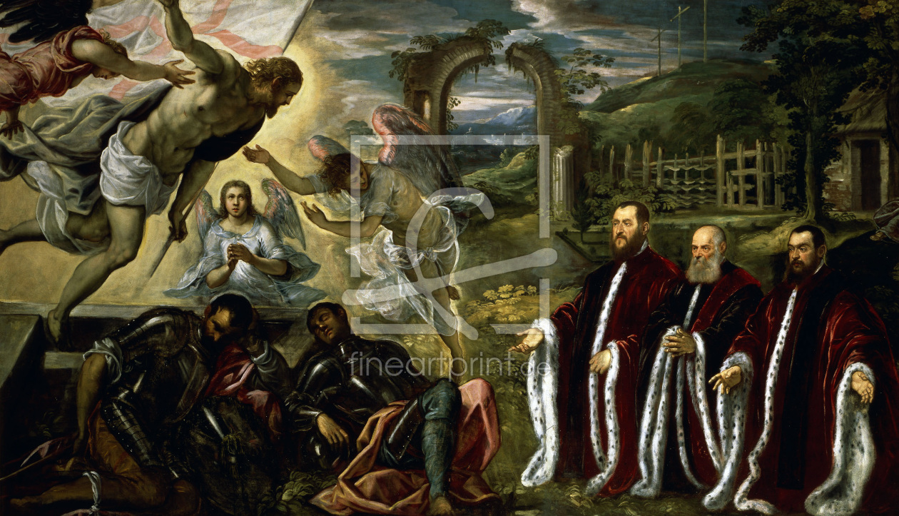 Bild-Nr.: 30009483 Tintoretto / Resurrection of Christ erstellt von Tintoretto, Jacopo