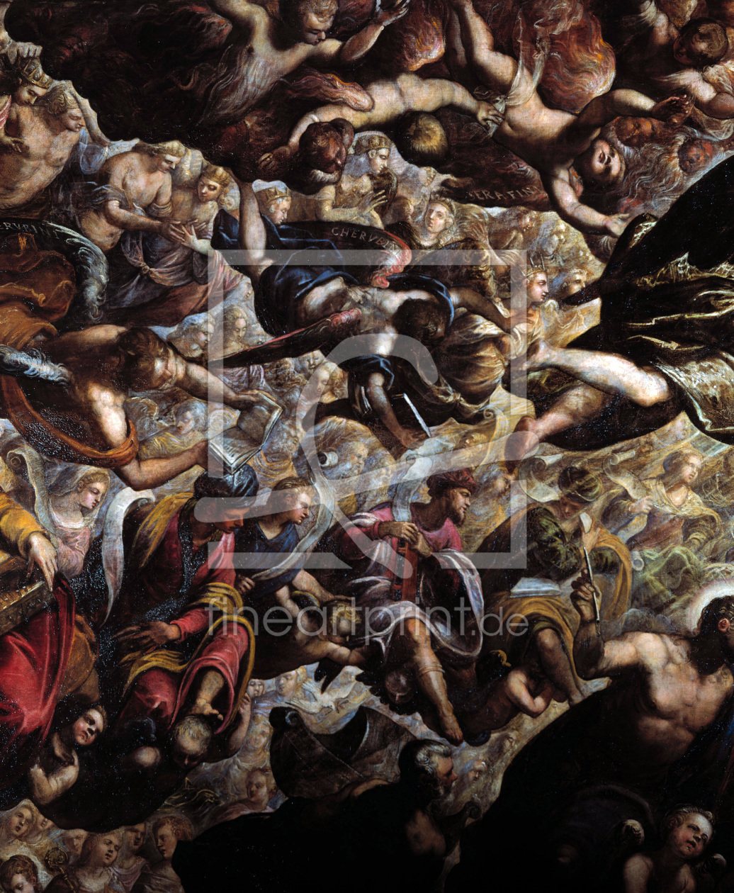 Bild-Nr.: 30009519 Tintoretto / Paradise, Detail / 1588/92 erstellt von Tintoretto, Jacopo