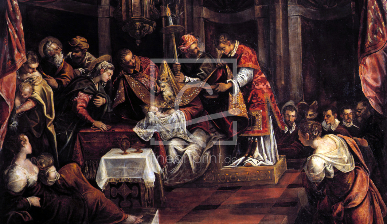 Bild-Nr.: 30009547 Tintoretto / Cicumcision of Christ erstellt von Tintoretto, Jacopo