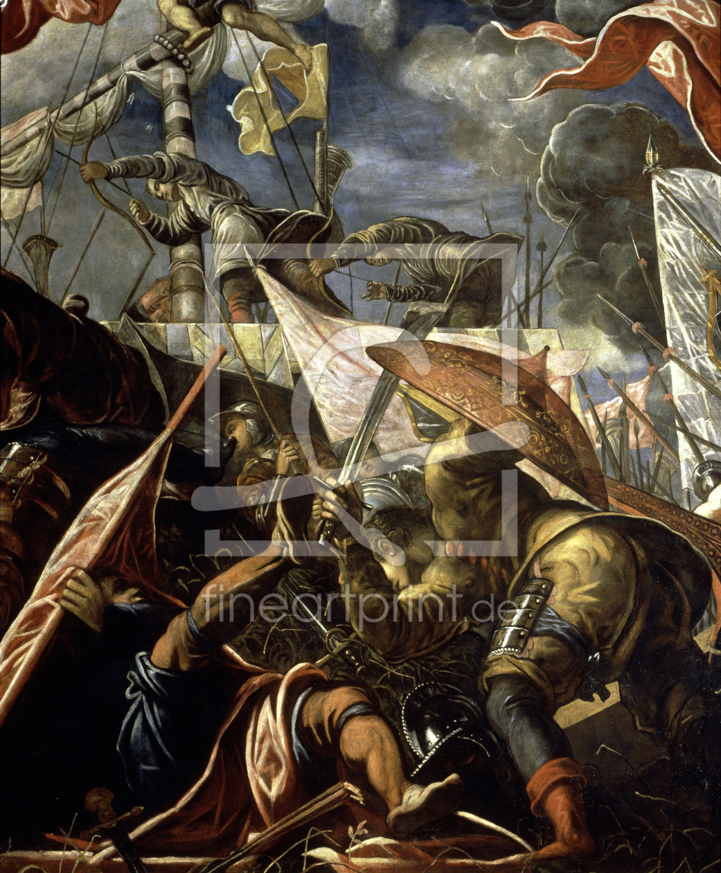 Bild-Nr.: 30009559 Victory at Argenta 1482 / Tintoretto erstellt von Tintoretto, Jacopo