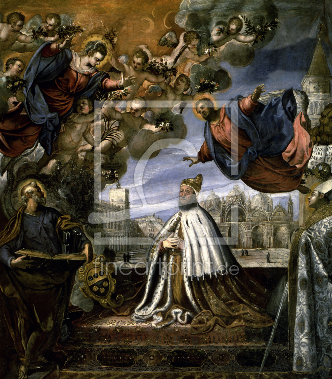 Bild-Nr.: 30009578 Tintoretto / Pietro Loredan thanking ... erstellt von Tintoretto, Jacopo