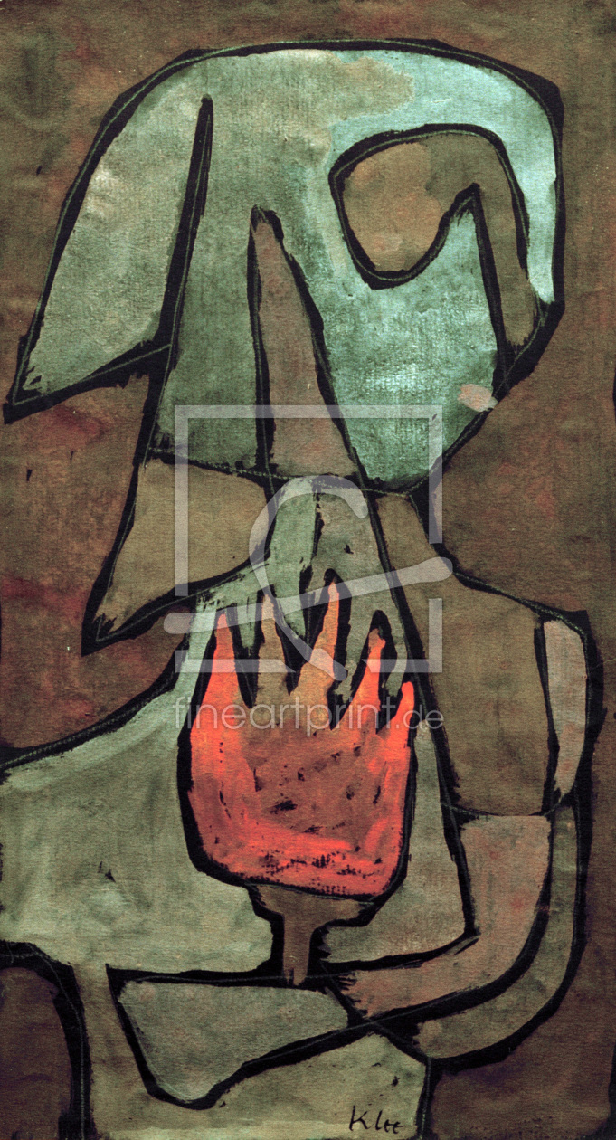 Bild-Nr.: 30009588 P.Klee, She Guards the Flame / 1939 erstellt von Klee, Paul