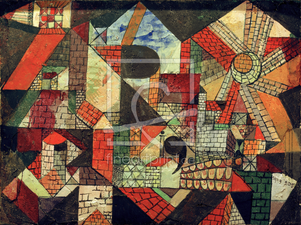 Bild-Nr.: 30009596 P.Klee, Stadt R (City R) / 1919 erstellt von Klee, Paul
