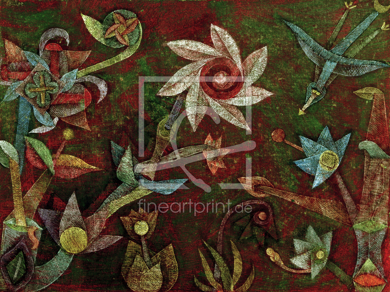 Bild-Nr.: 30009622 Paul Klee, Spiral Flowers / 1925 erstellt von Klee, Paul