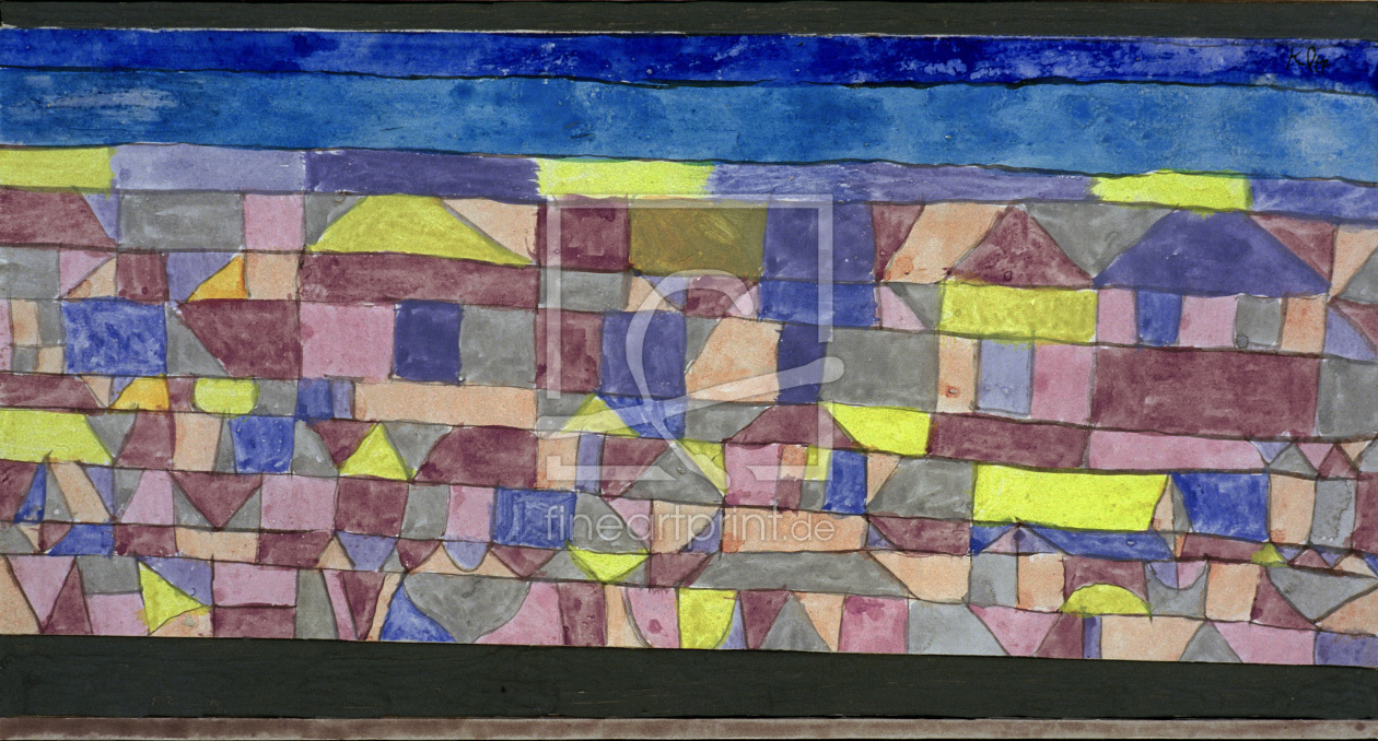 Bild-Nr.: 30009786 P.Klee, Mediterranean Settlement / 1924 erstellt von Klee, Paul
