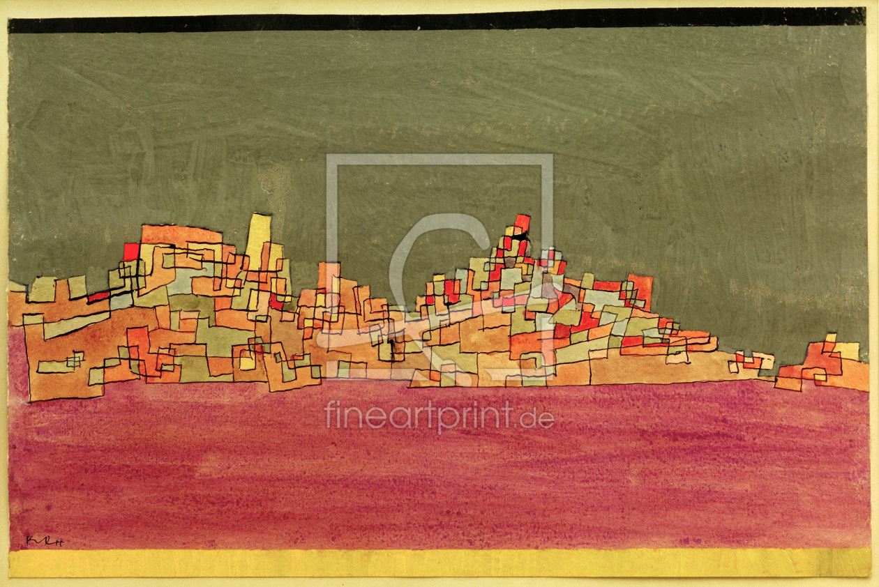 Bild-Nr.: 30009794 P.Klee,Zweihügel Stadt (Two Hills City) erstellt von Klee, Paul