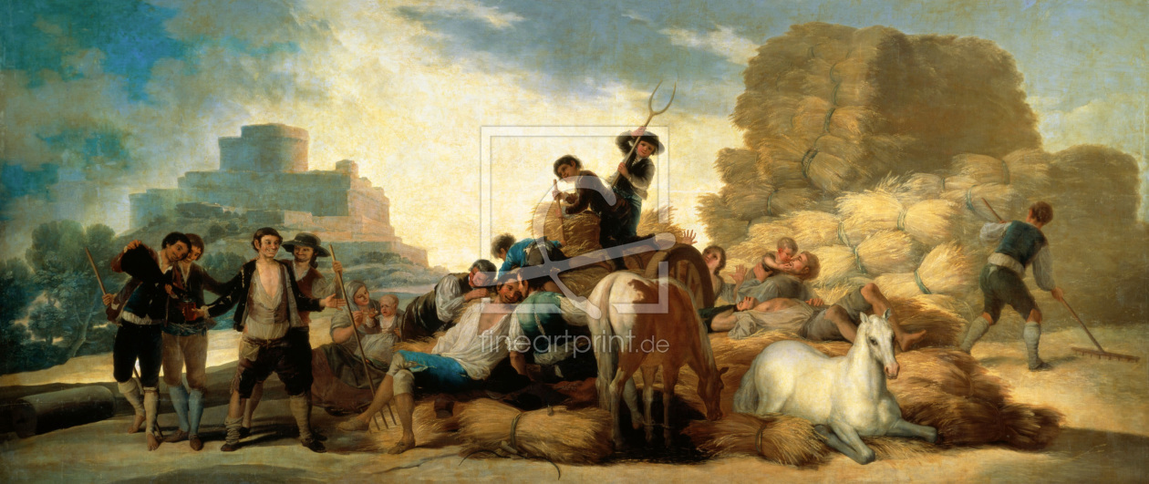 Bild-Nr.: 30009911 F.de Goya / Summer or the Harvest erstellt von Goya, Francisco de
