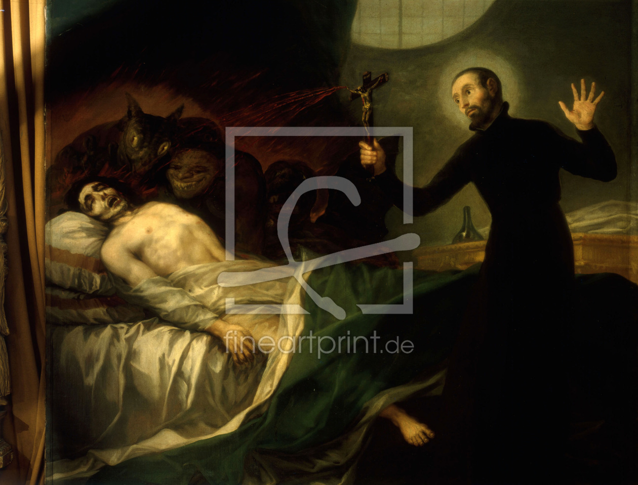 Bild-Nr.: 30009935 F.de Goya / Francis of Borgia, deathbed erstellt von Goya, Francisco de