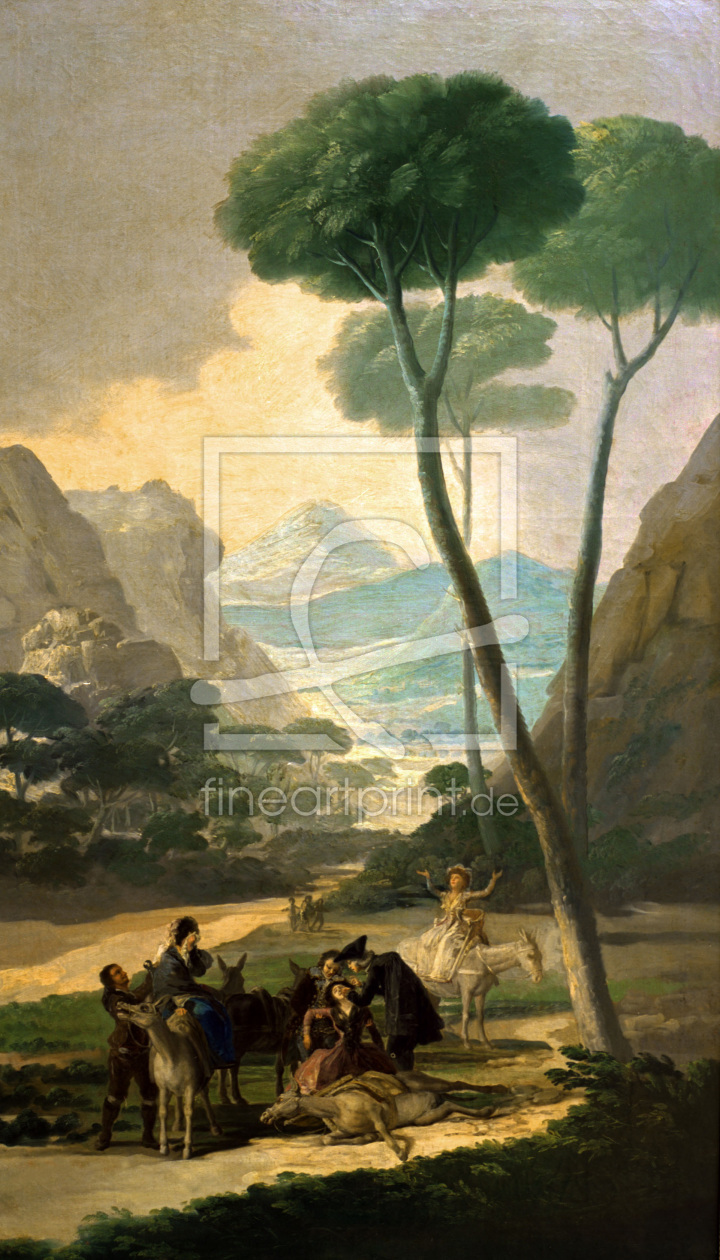 Bild-Nr.: 30009945 F.de Goya, The Fall / Paint./ 1786/87 erstellt von Goya, Francisco de