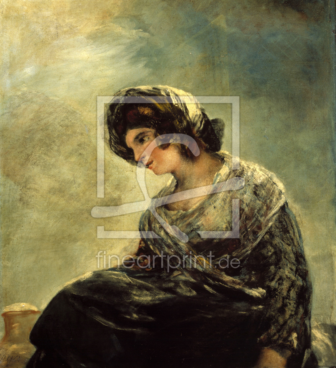 Bild-Nr.: 30009949 Milkmaid of Bordeaux / Goya / 1827-28 erstellt von Goya, Francisco de