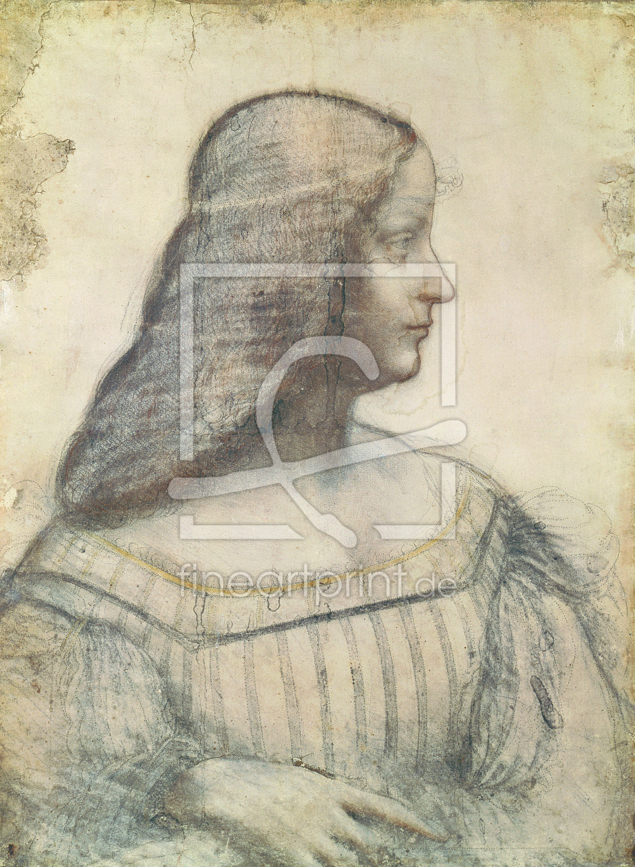 Bild-Nr.: 31000019 Portrait of Isabella d'Este erstellt von da Vinci, Leonardo
