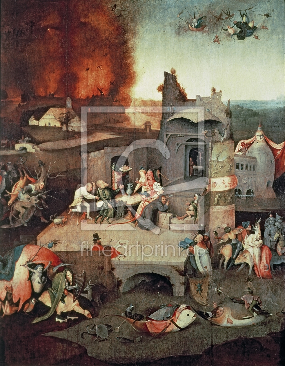Bild-Nr.: 31000060 Temptation of Saint Anthony, c.1500 erstellt von Bosch, Hieronymus