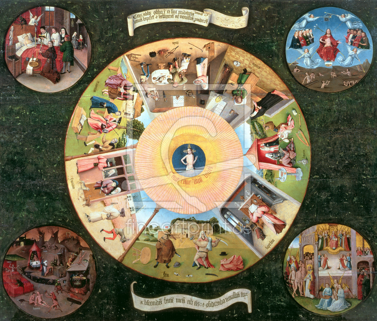 Bild-Nr.: 31000082 Tabletop of the Seven Deadly Sins and the Four Last Things erstellt von Bosch, Hieronymus