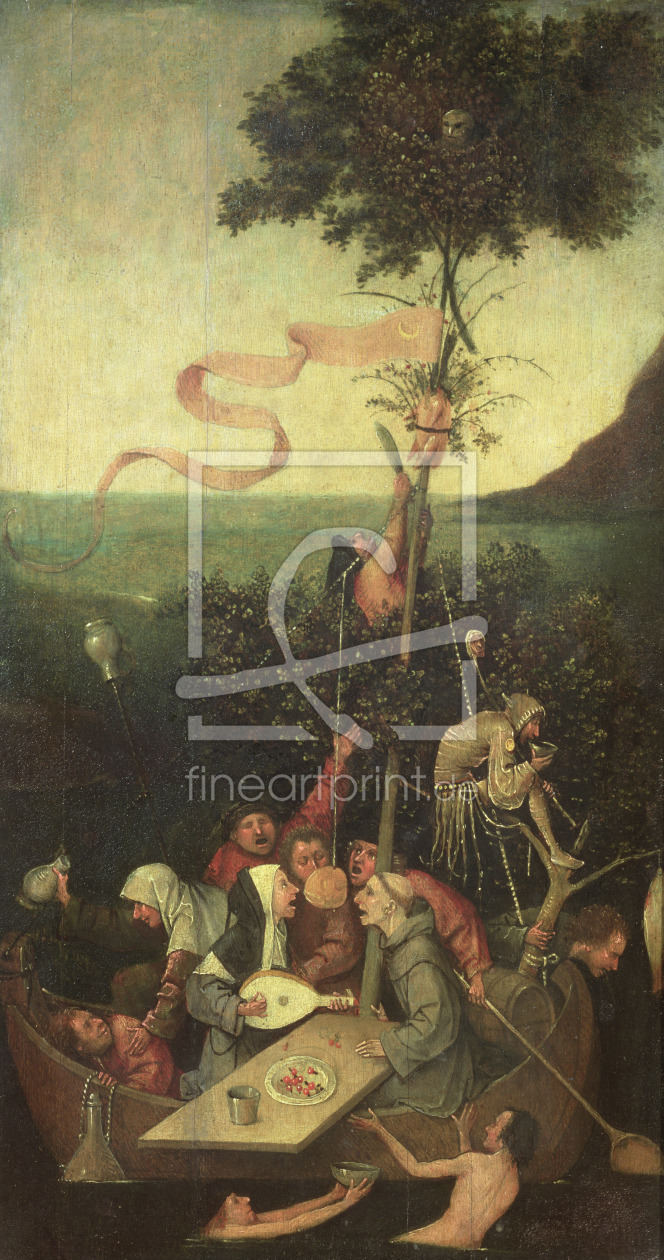 Bild-Nr.: 31000098 The Ship of Fools, c.1500 erstellt von Bosch, Hieronymus