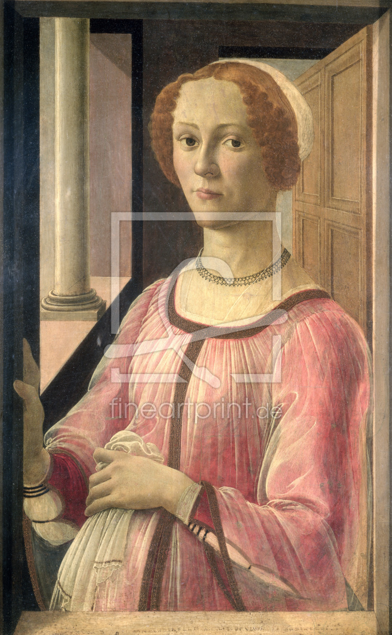 Bild-Nr.: 31000104 Smeralda Bandinelli, grandmother of the sculptor Baccio Bandinelli, c.1471 erstellt von Botticelli, Sandro