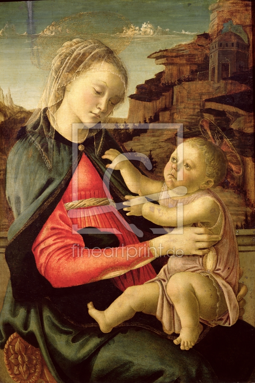 Bild-Nr.: 31000107 The Virgin and Child c.1465-70 erstellt von Botticelli, Sandro
