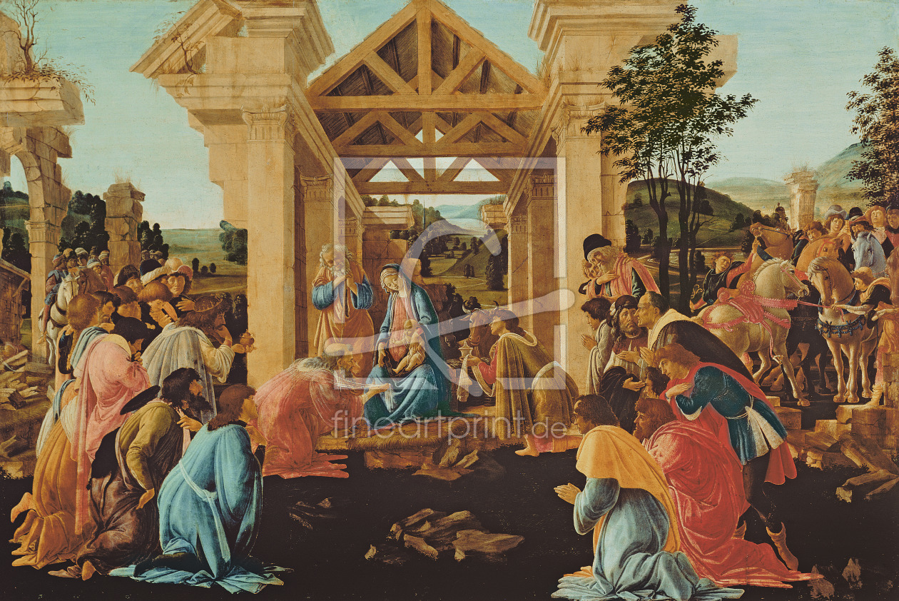 Bild-Nr.: 31000111 The Adoration of the Magi, c.1478-82 erstellt von Botticelli, Sandro