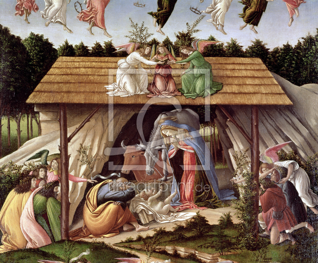 Bild-Nr.: 31000117 Mystic Nativity, 1500 erstellt von Botticelli, Sandro
