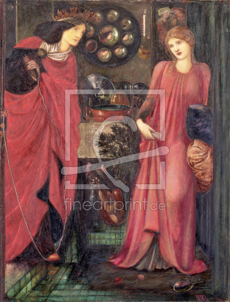 Bild-Nr.: 31000144 Fair Rosamund and Queen Eleanor erstellt von Burne-Jones, Edward