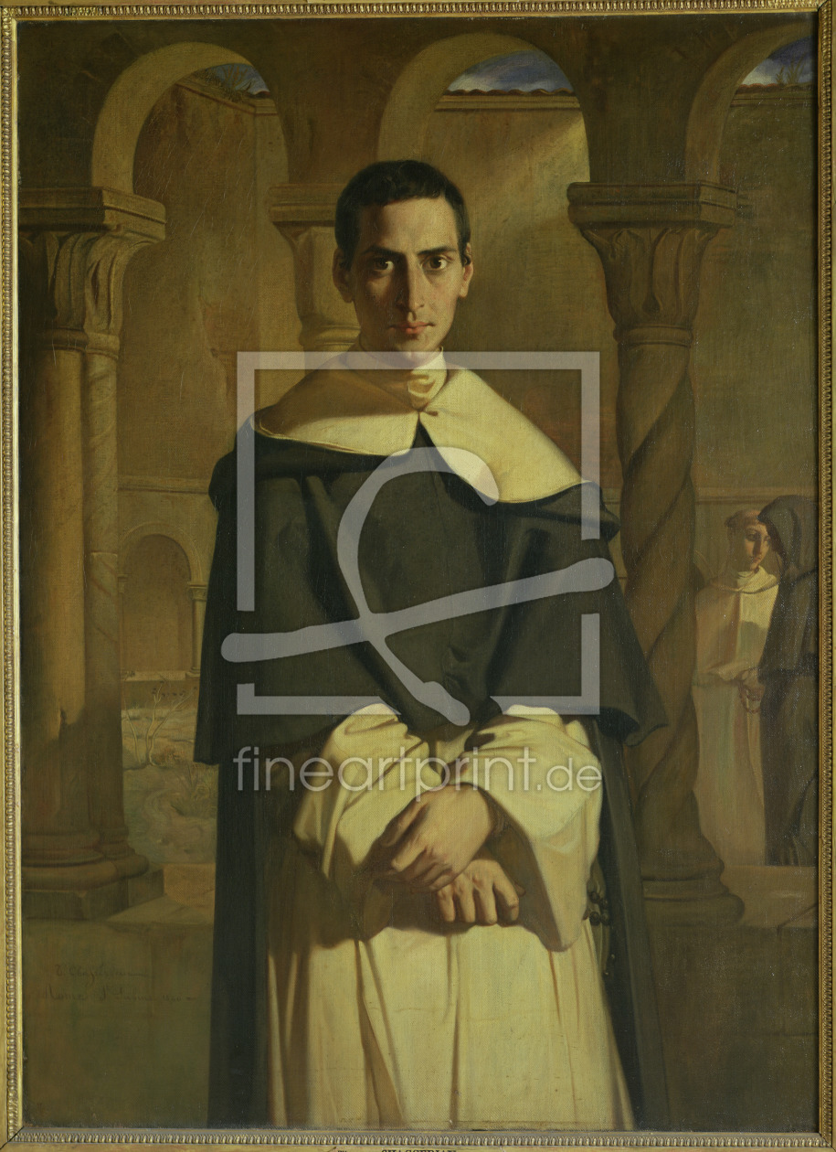 Bild-Nr.: 31000202 Portrait of Jean Baptiste Henri Lacordaire , French prelate and theologian, 1841 erstellt von Chasseriau, Theodore