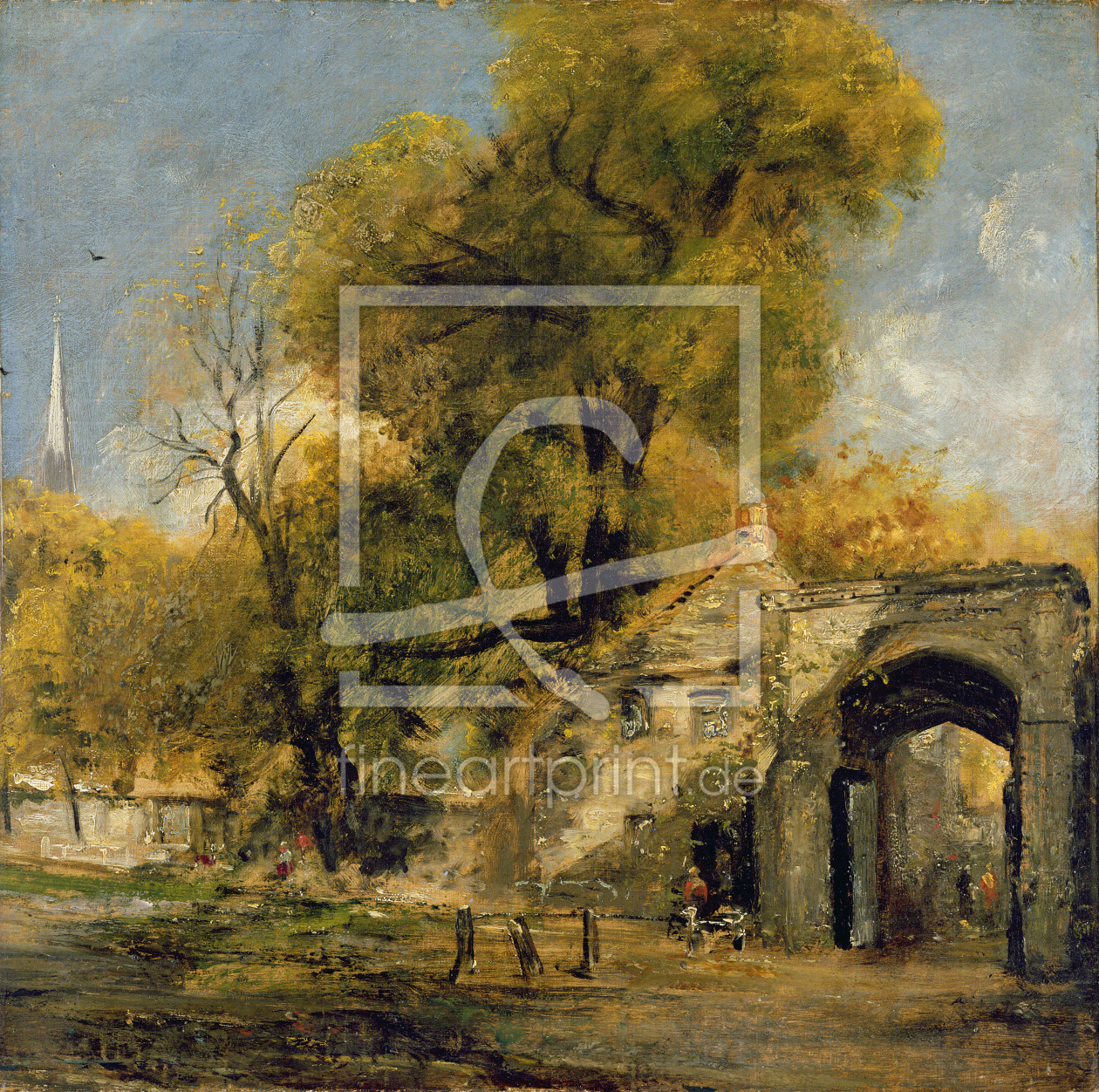 Bild-Nr.: 31000231 Harnham Gate, Salisbury, c.1820-21 erstellt von Constable, John