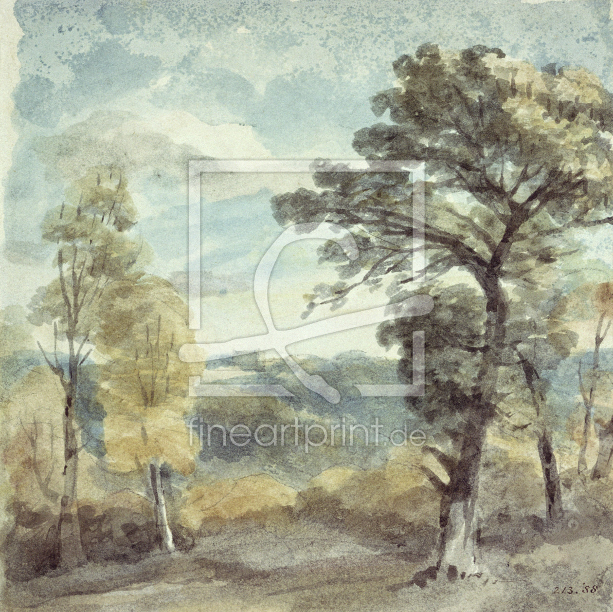 Bild-Nr.: 31000232 Landscape with Trees and a Distant Mansion erstellt von Constable, John