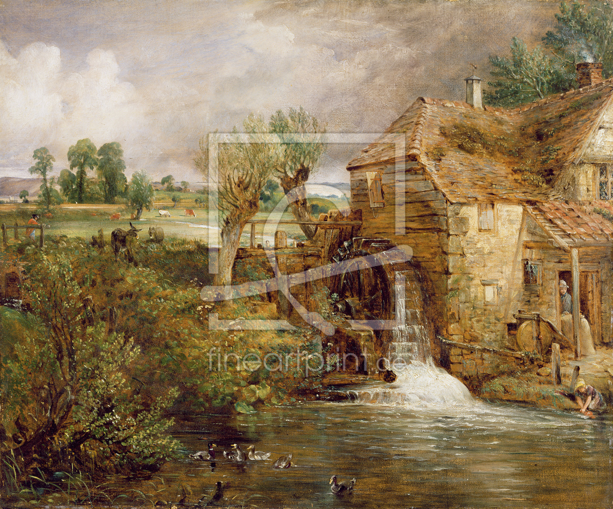 Bild-Nr.: 31000236 Mill at Gillingham, Dorset, 1825-26 erstellt von Constable, John