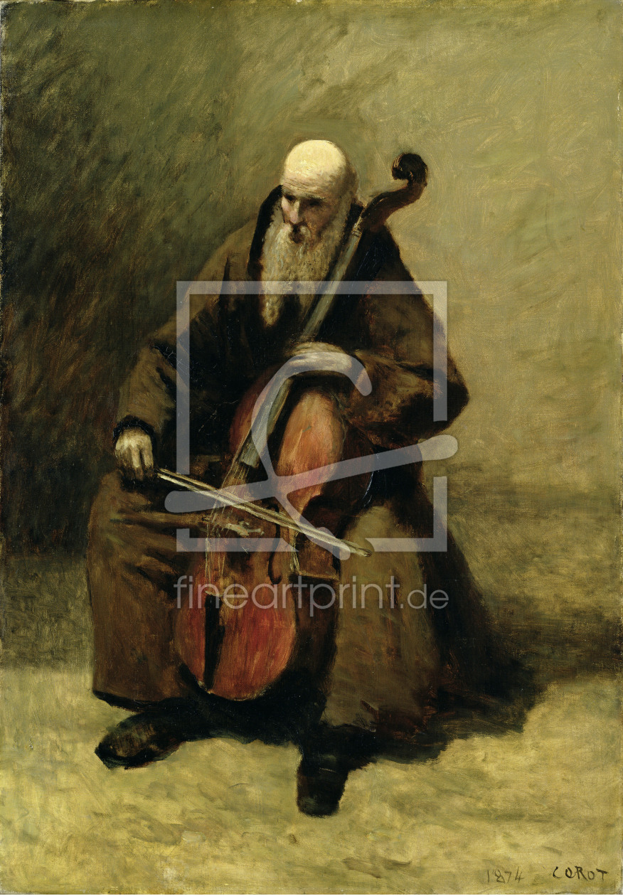 Bild-Nr.: 31000264 The Monk, 1874 erstellt von Corot, Jean Baptiste Camille