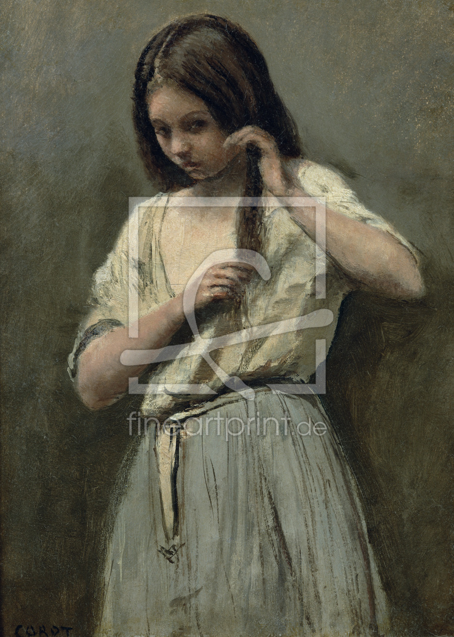 Bild-Nr.: 31000269 Young Girl at her Toilet erstellt von Corot, Jean Baptiste Camille