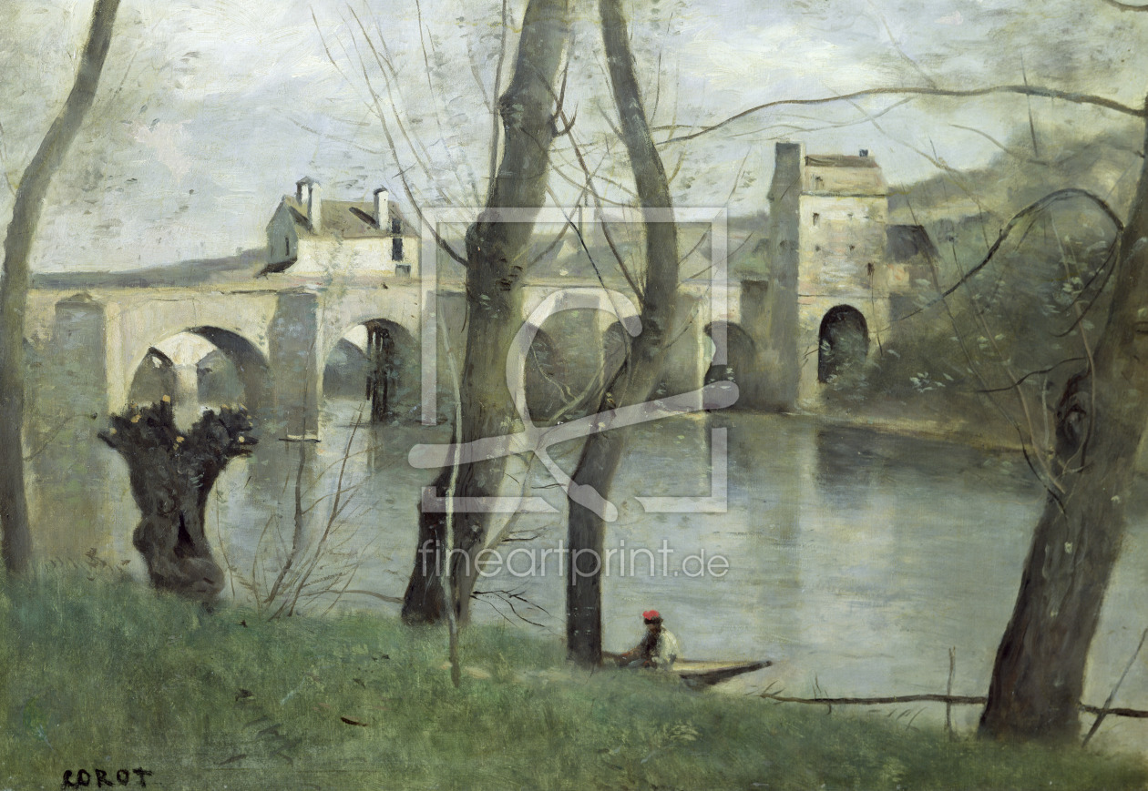 Bild-Nr.: 31000273 The Bridge at Mantes erstellt von Corot, Jean Baptiste Camille