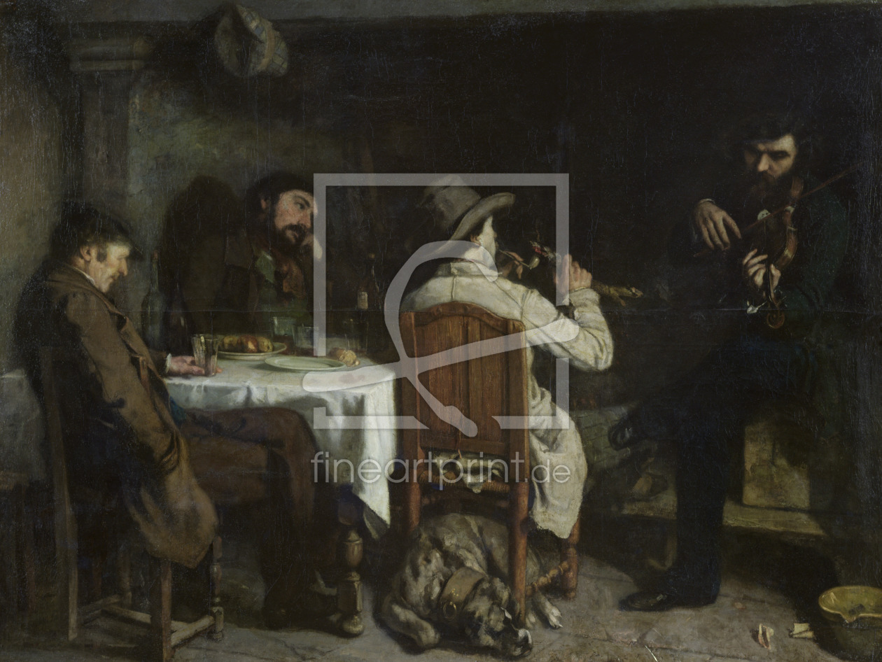 Bild-Nr.: 31000289 After Dinner at Ornans, 1848 erstellt von Courbet, Gustave